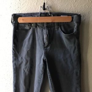 banana republic light grey high rise jeans
